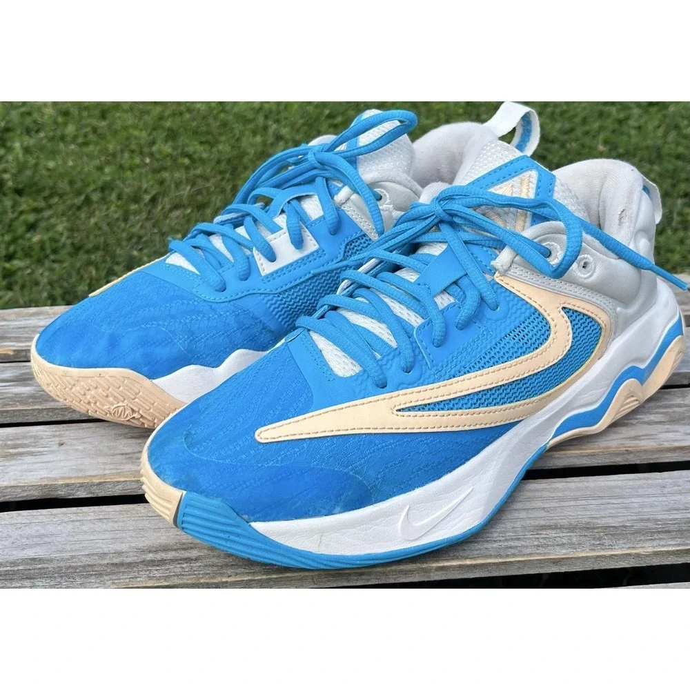 Nike Giannis Immortality 3 Shoes Youth Size 6.5 Blue Basketball DZ7533-002